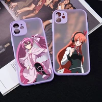 akame ga kill anime phone case matte transparent for iphone 7 8 11 12 13 plus mini x xs xr pro max cover