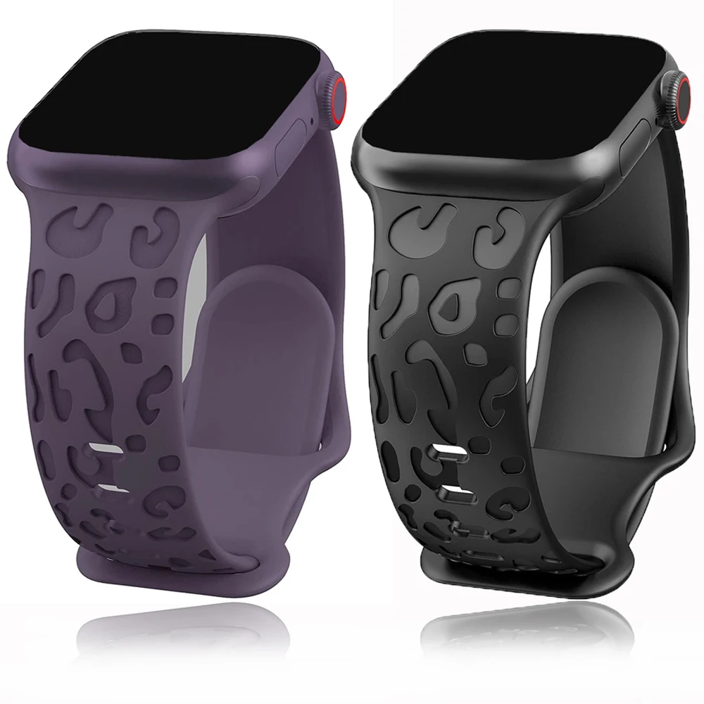 

Ремешок силиконовый для Apple Watch Band 44 мм 40 мм 45 мм 41 мм 49 мм 42 мм 38 мм, браслет Correa для IWatch Ultra Series Ultra 9 8 7 6 SE 5 3
