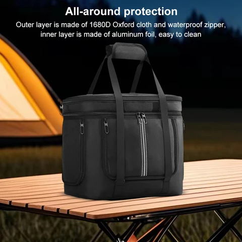 Чехол для переноски Anker SOLIX C1000, портативная сумка для электростанции, водонепроницаемый дорожный защитный чехол с плечевым ремнем