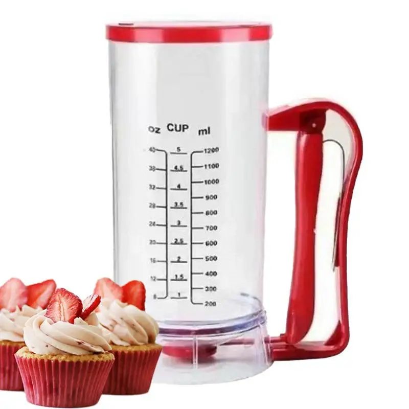 Pancake Batter Dispenser Flour Paste Separator For Cupcake Waffles Muffin Mix Cake Bakeware Kitchen Measuring Baking Tool