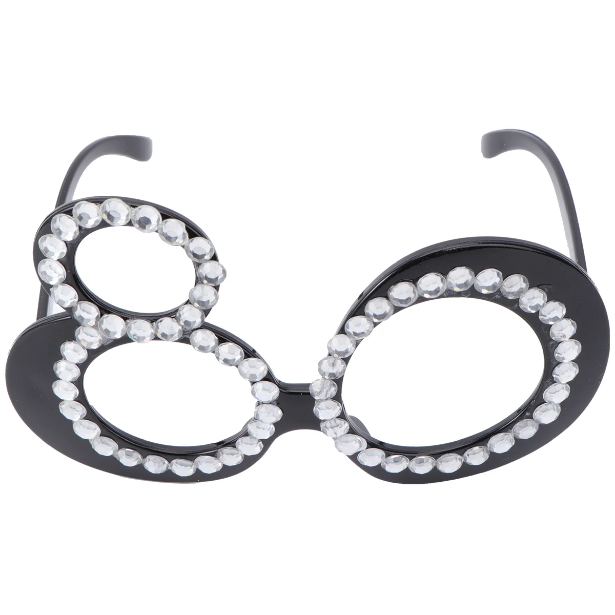 

1PC Party Glasses Digital Glasses Photo Prop Birthday Party Eyeglasses Decor