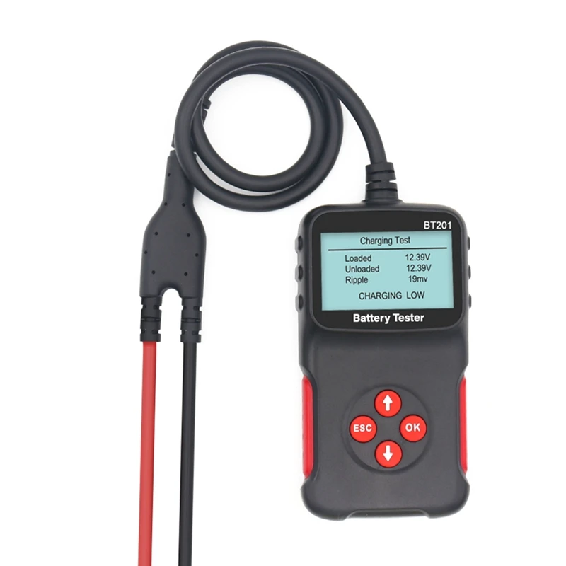 Тестер автомобильного аккумулятора BT201 Многофункциональный тестер
