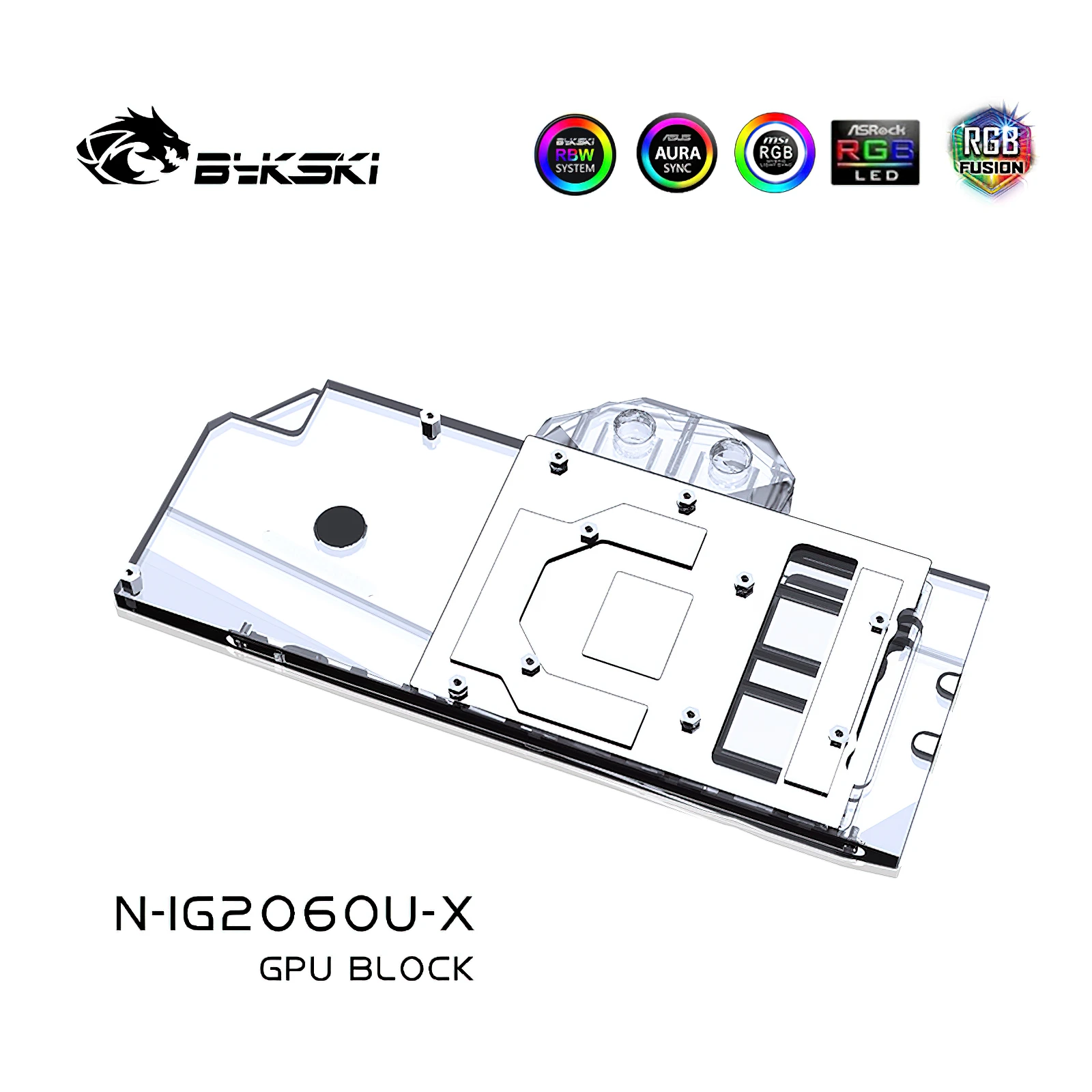 Bykski N-IG2060U-X GPU Блок для цветной iGame RTX 2060 Ultra | Компьютеры и офис
