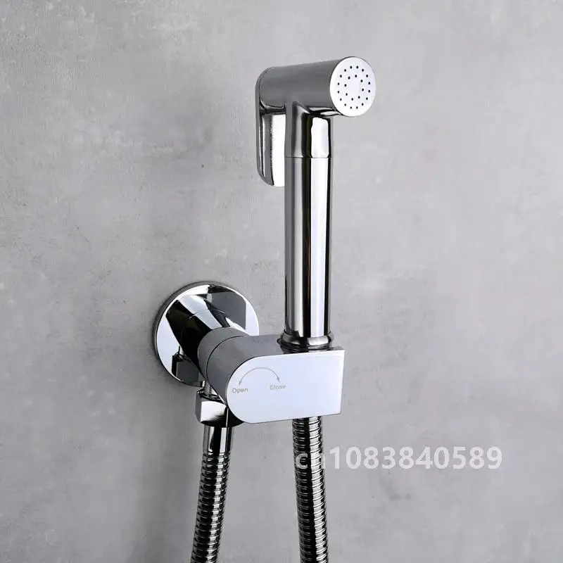 Приспособление для унитаза в ванной комнате холодный кран блеск хромированная