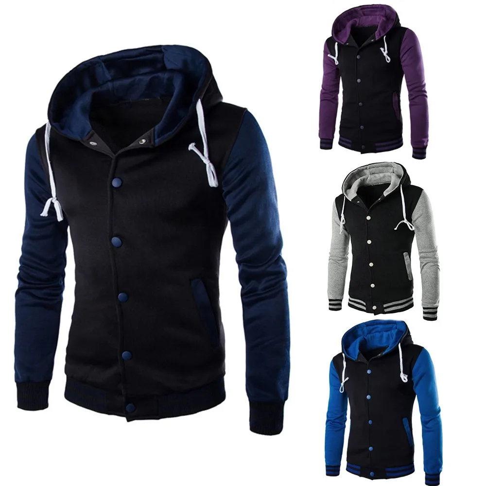 

Mens Warm Hoodie Hooded Sweatshirt Coat Jacket Outwear Jumper Winter Sweater For Outdoor Sports Running Jogging Gym Exercise