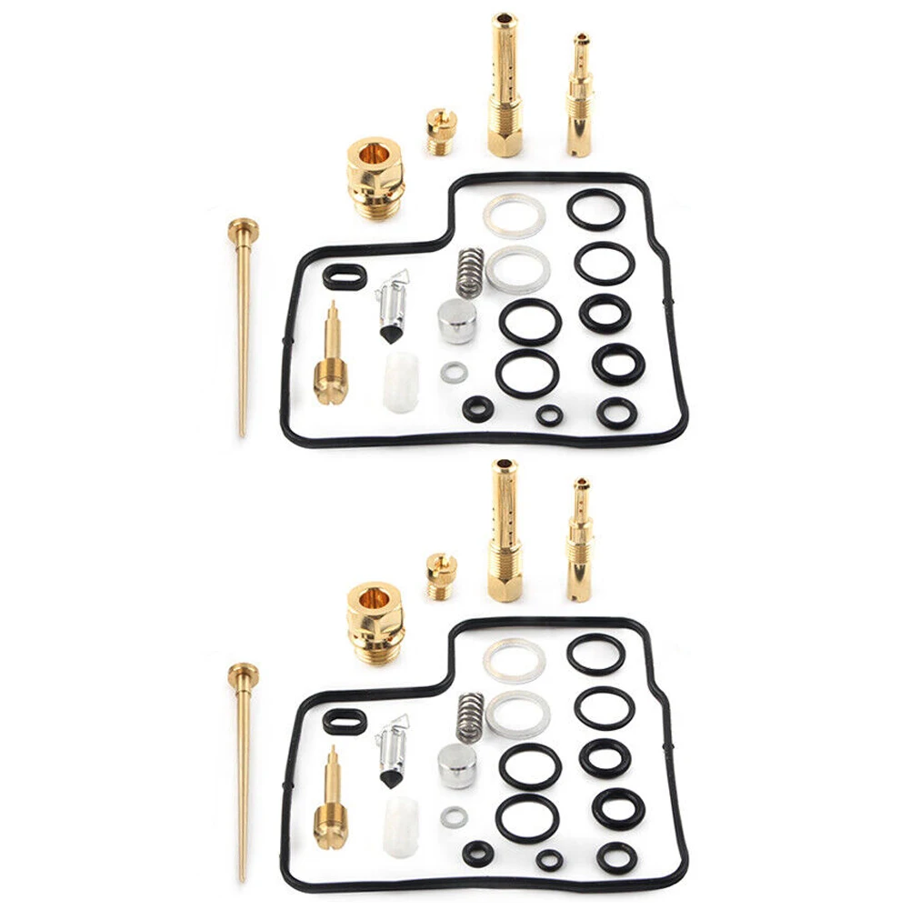 

New Practical Carburetor Carb Repair Kit 2 Sets Accessories Brass&Rubber Carburetor Repair Kit Parts Replacement