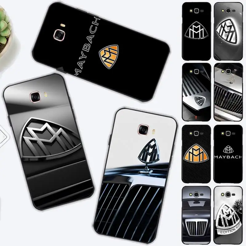 

Luxury M-Maybach-h Logo Phone Case for Samsung J 2 3 4 5 6 7 8 prime plus 2018 2017 2016 core