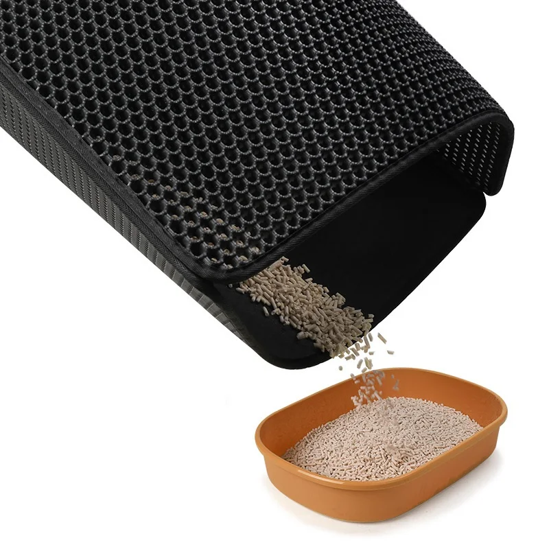 

Waterproof Cat Litter Double Cat Litter Pet Mat Non-Slip Pet Mat Cat Mat Floor