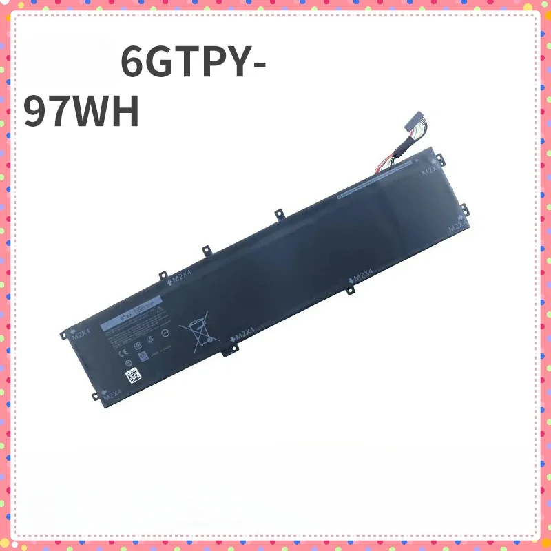 НОВЫЙ 6GTPY аккумулятор для ноутбука DELL XPS 15 9570 9560 7590 9550 серии 11 4 В 97 Втч Запчасти и