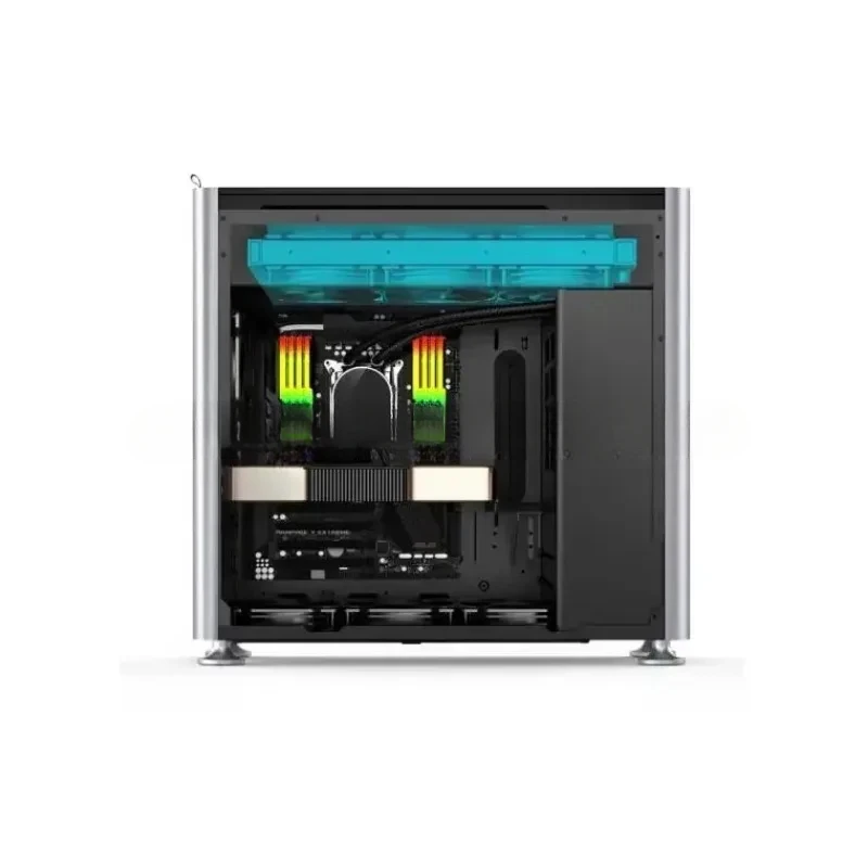 Алюминиевый корпус JONSBO- ATX I400 совместимый с водяным охлаждением 360 ITX