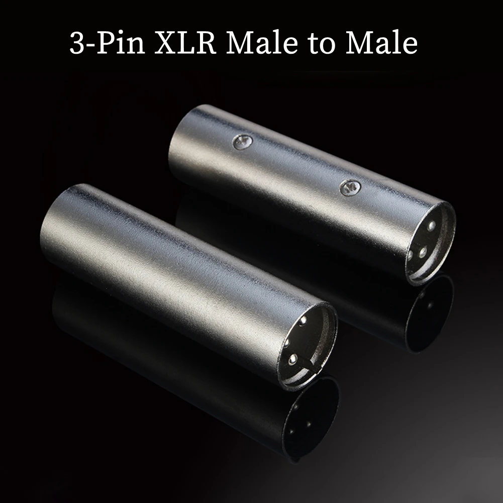 

3Pin XLR Microphone Audio Cable Plug Connectors XLR Female To 6.35mm Male Mono Jack Adapter XLR To RCA Home Audio Plug Connector