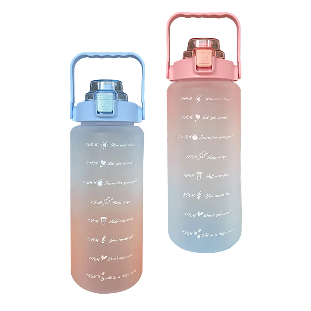 

2pcs Convenient Water Jugs Large Capacity Sports Water Bottles Water Storage Containers Water Holders for School Outdoor Gift