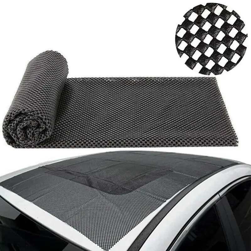 

Car Roof Mat 120x100cm Anti-Scratch Anti-Slip Roof Mat Universal Car Trunk Mat Cars Trunks Protective Cover for Camping Travel