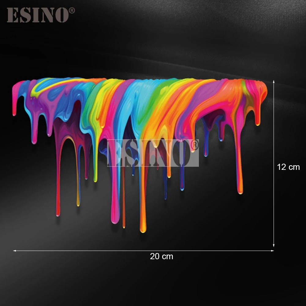 

Автомобильный Стайлинг, яркая Радужная жидкость, фотоклейкая наклейка, водонепроницаемая наклейка для кузова автомобиля, виниловый узор