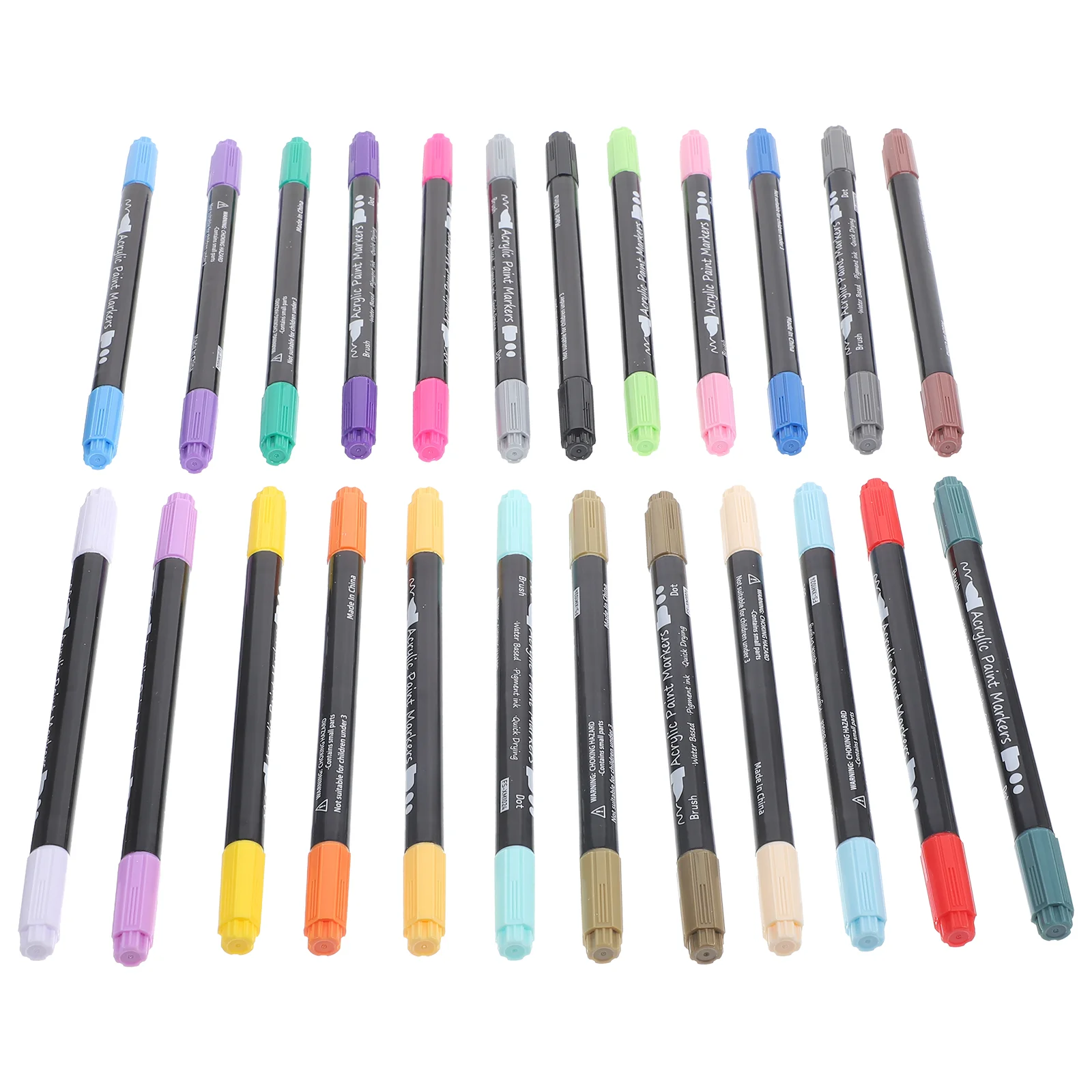 

1 Set of Acrylic Markers Pens for Mug Ceramic Glass Wood Fabric Canvas Metal Painting