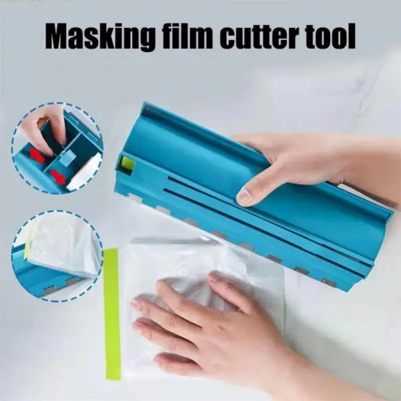 

Masking Film Cutting Tool Masking Paper Painters Tape Tool Drywall Master Tape Dispenser Car Paint Masking Film Cutting Tool