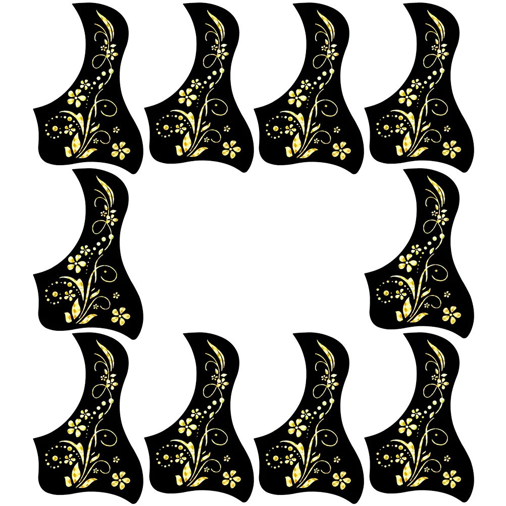 

10 Pcs Folk Guitar Pickguard Classical Anti-scratch Plate Protector Replacement Pvc Protection Pickguards
