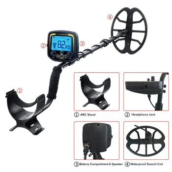 Treasure Hunter GX850 11inch Coil Metal Detector 850 Professional Underground Waterproof Gold Detector Pinpointer High Sensitive 4