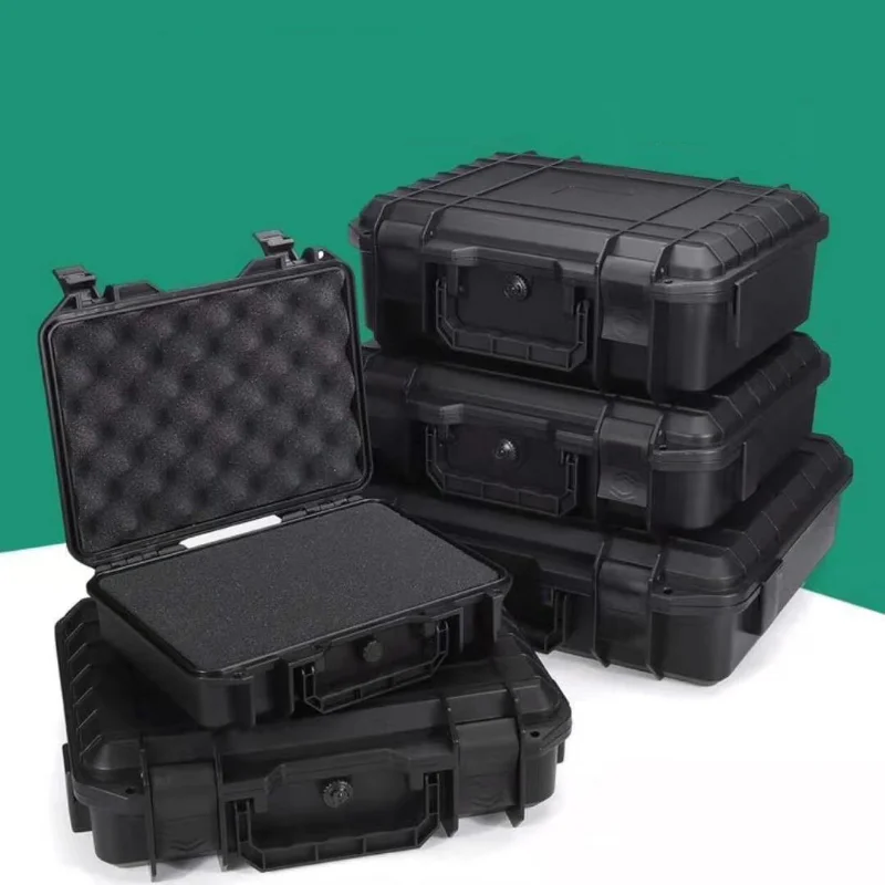 Tool Box ABS Plastic Safety Equipment Instrument Case Portable Dry Tool Box Impact Resistant Tool Case With Pre-cut Foam