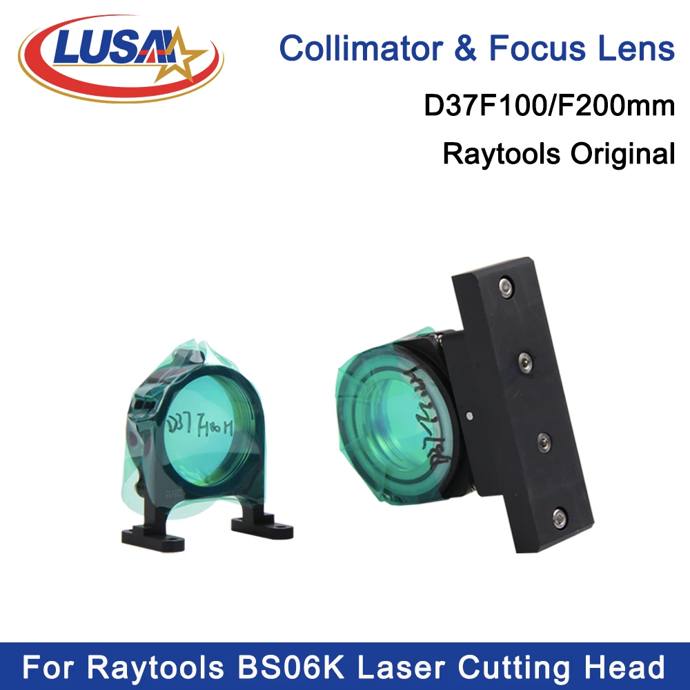 Оригинальная коллиматорная линза Raytools BS06K/BM06K LUSAI с держателем D37 F100/200 мм для
