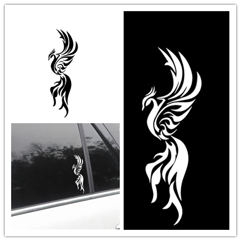 

CG Phoenix Fashion Creative Pattern Car Sticker Vinyl Decal Decor Car Door Black/white SUV Car Accessories