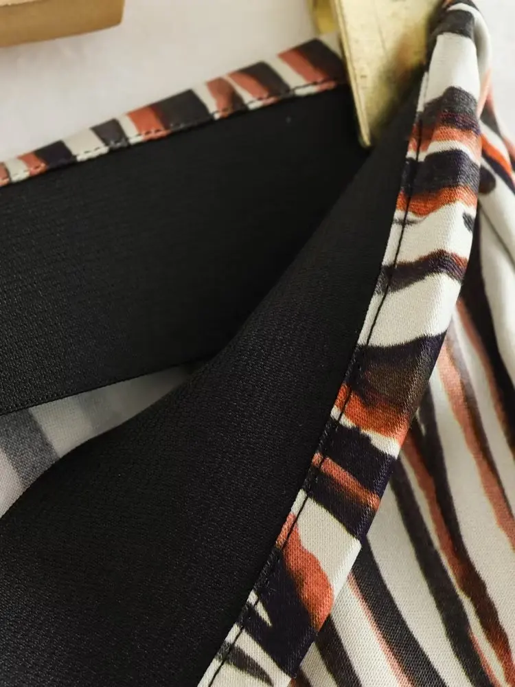 Юбка-миди Женская Длинная с высокой талией и принтом животных - купить по