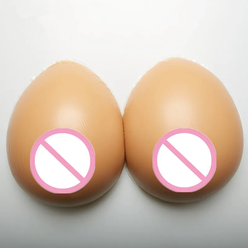 

1000g Dark Color of Skin Realistic Crossdress Brown Silicone Breast Forms Implants for Bra Pads Breast Cover Gel Bra