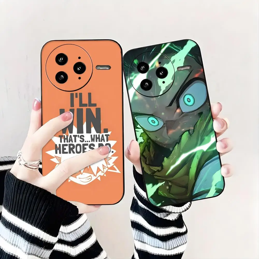 Фото Чехол для телефона Deku My Hero Academia для Xiaomi POCO M7 M6 M5 X7 X6 X5 F7 F6 F5 Soft Black Pro 5G, чехол для телефона №3