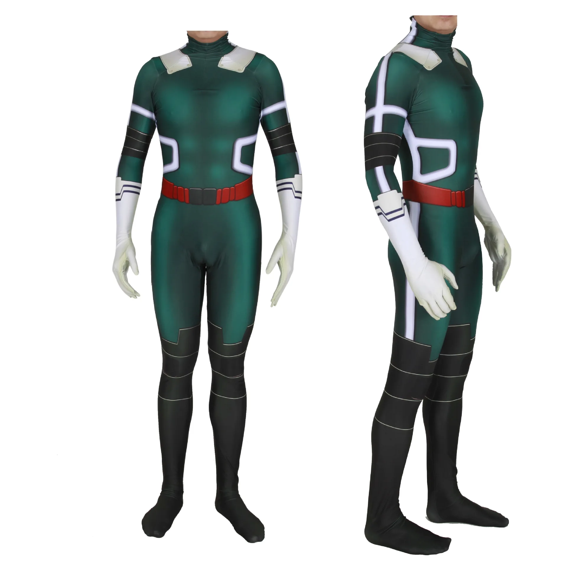 

My Hero Academia Midoriya Izuko Deku Cosplay Costumes Men Women Girls Zentai Suit Halloween Bodysuit for Kids Adult