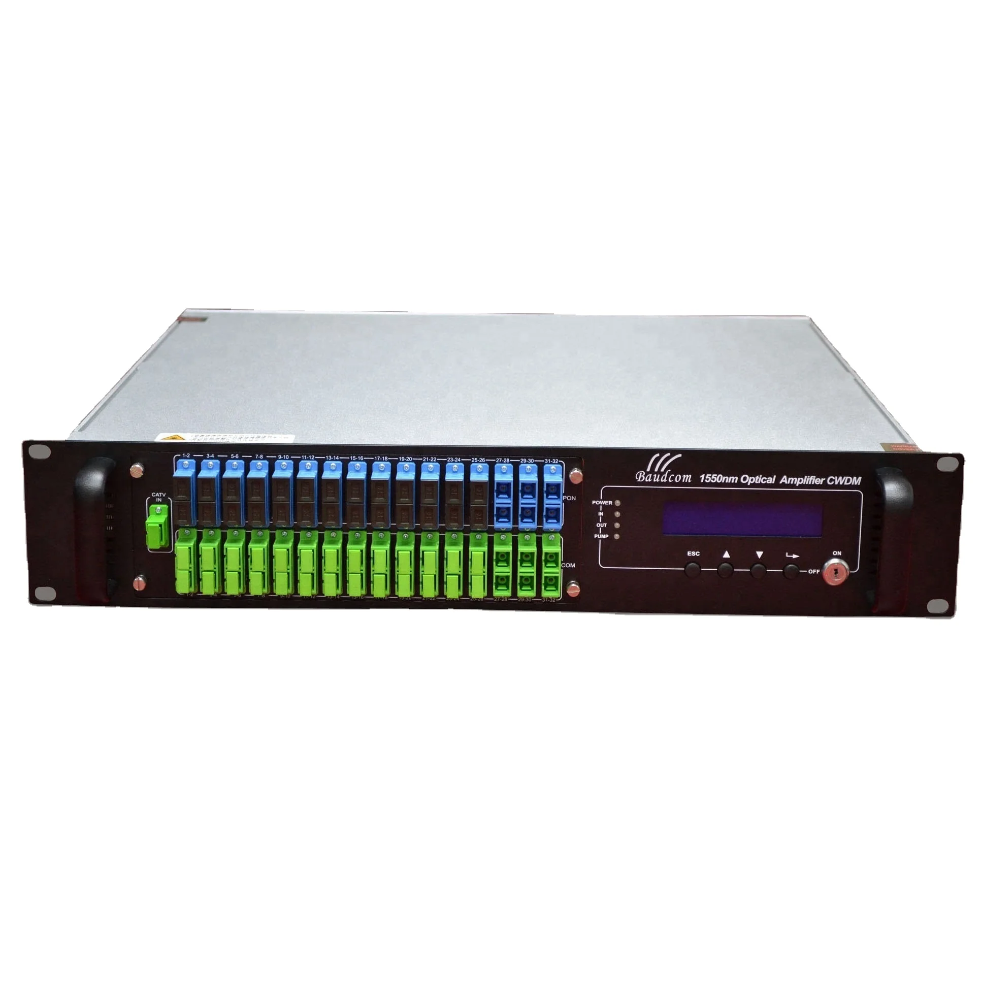 

Management CATV optical amplifier 20dB 1550nm 32 ports EDFA with WDM