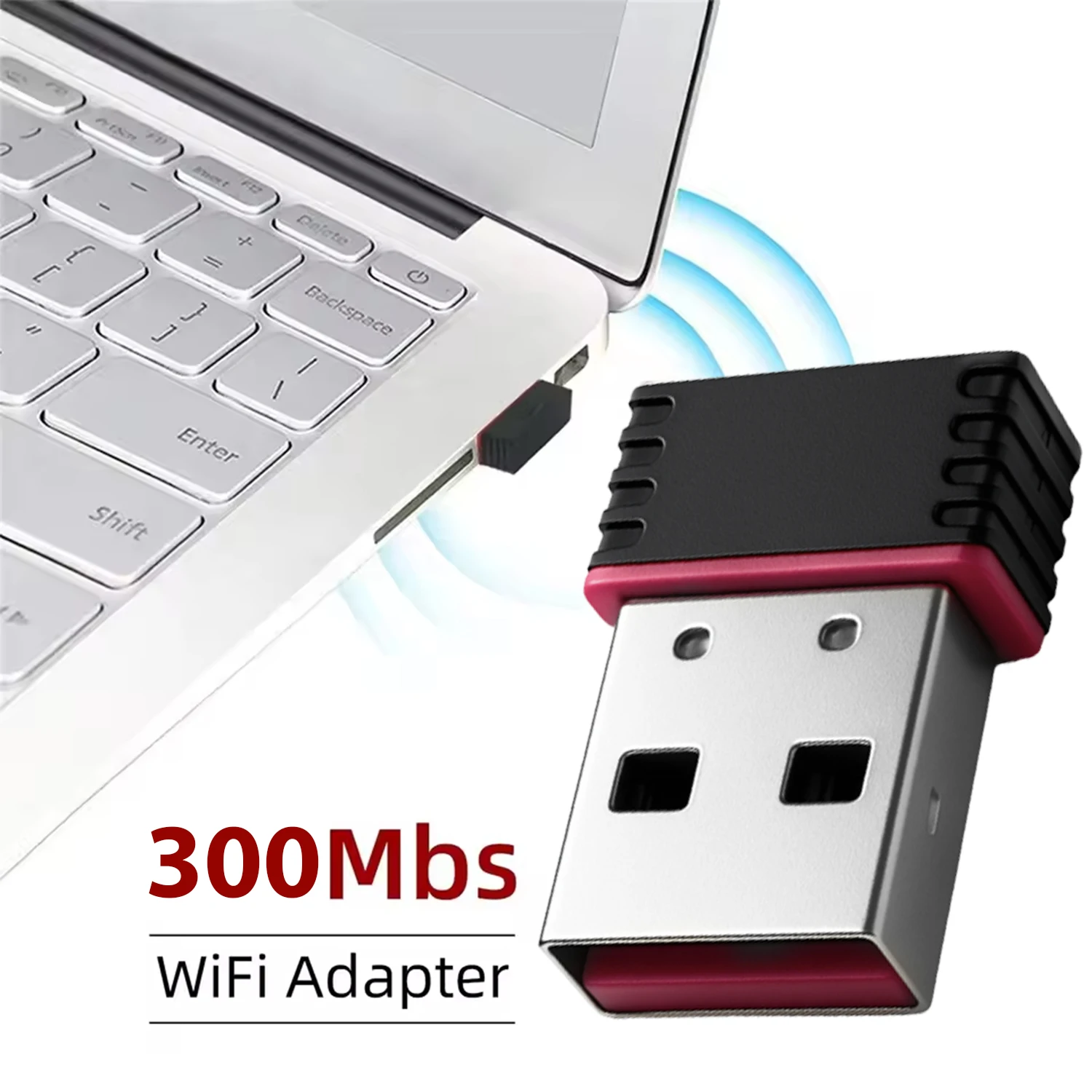 Фото Для R36S Wi-Fi адаптер RTL8188 USB беспроводная сетевая карта TYPE C OTG адаптер для R36H аксессуары для игровой консоли мини-Wi-Fi ключ №4