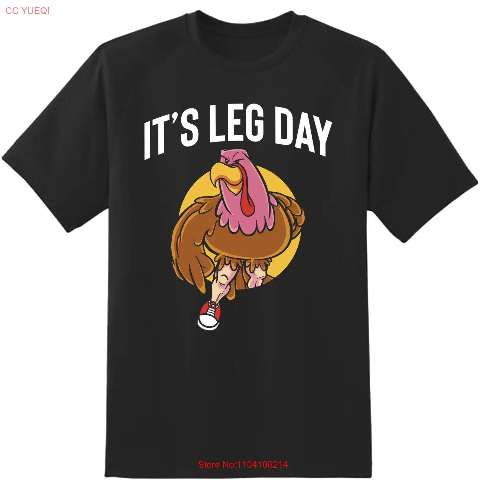 Its Leg Day Turkey Trot Running Thanksgiving T-Shirt