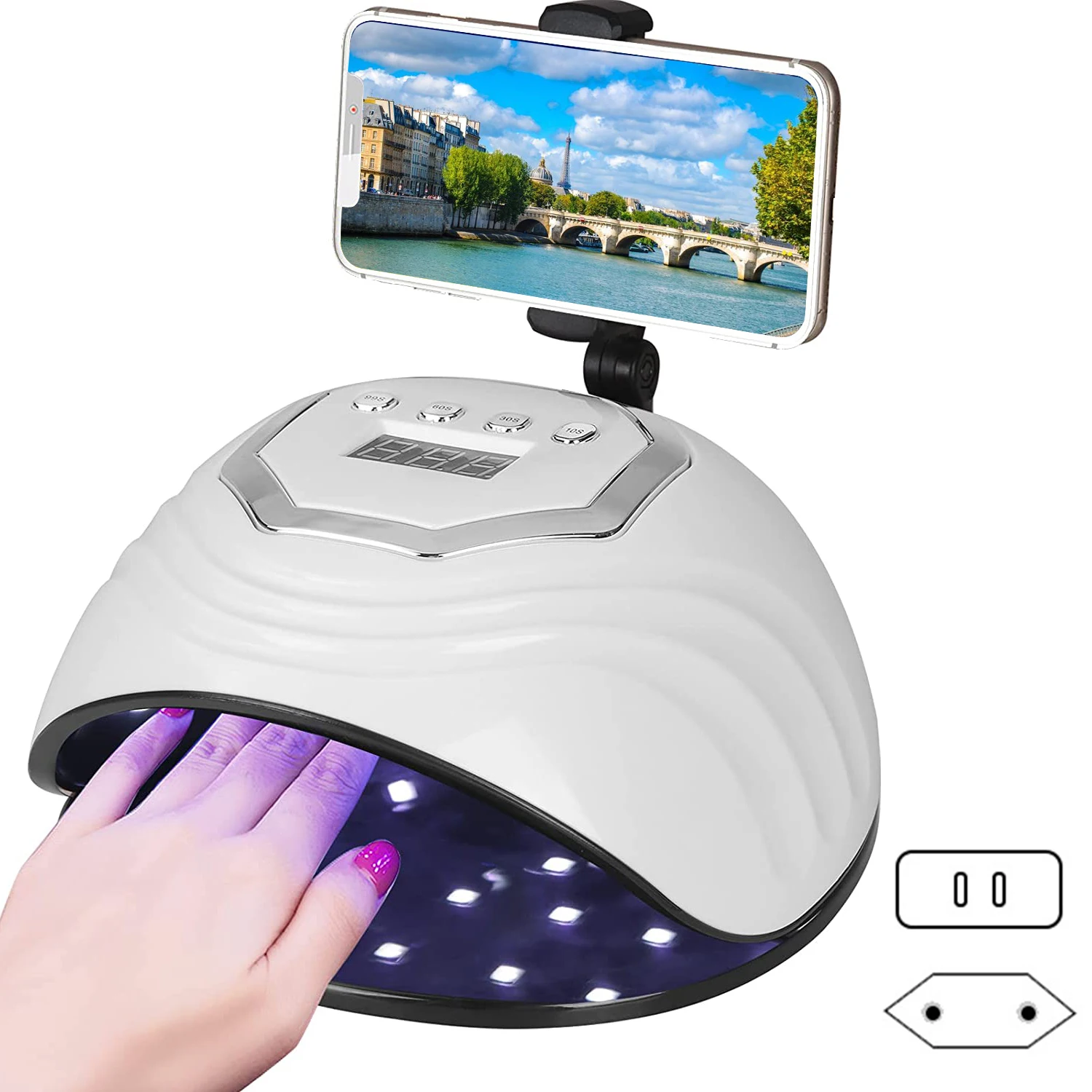 

Фонарь для сушки гель-лака с 4 настройками таймера, 39 бусин