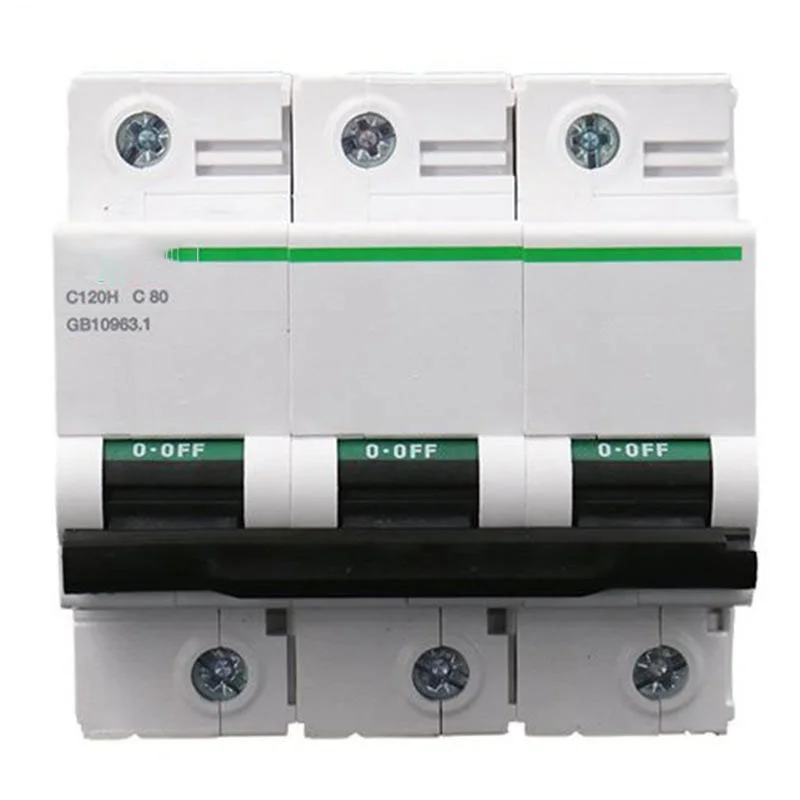 Хорошее качество и дешевый прочный 1P/2P/3P/4P 50-440V 125A 10KA мини-выключатель воздуха AC