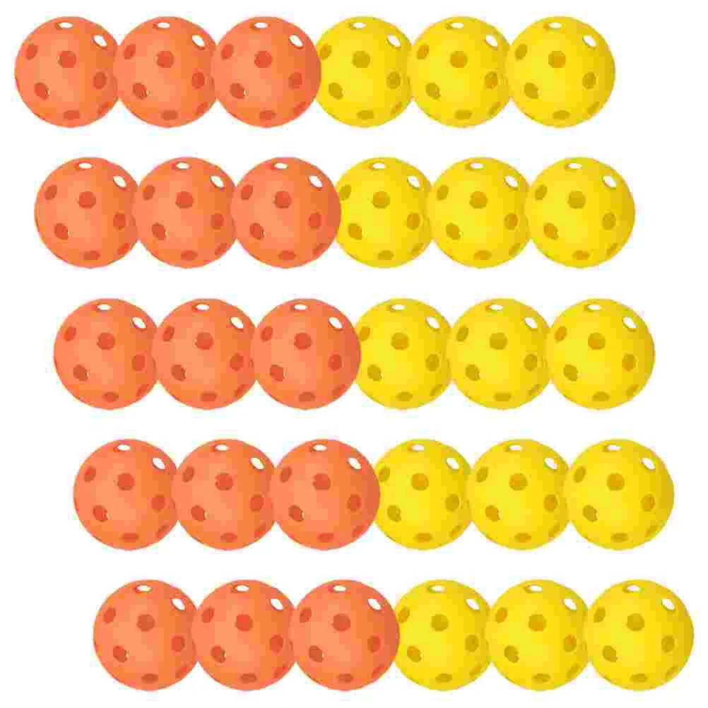 

30 Pcs Golf Hole Golfing Balls Training Use Bulk Baseballs Indoor Golfs Practicing Supplies