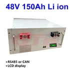 Аккумуляторный инвертор 48 в 150 А  ч с bluetooth BMS RS485 для 48 в 5 кВт 10 кВт