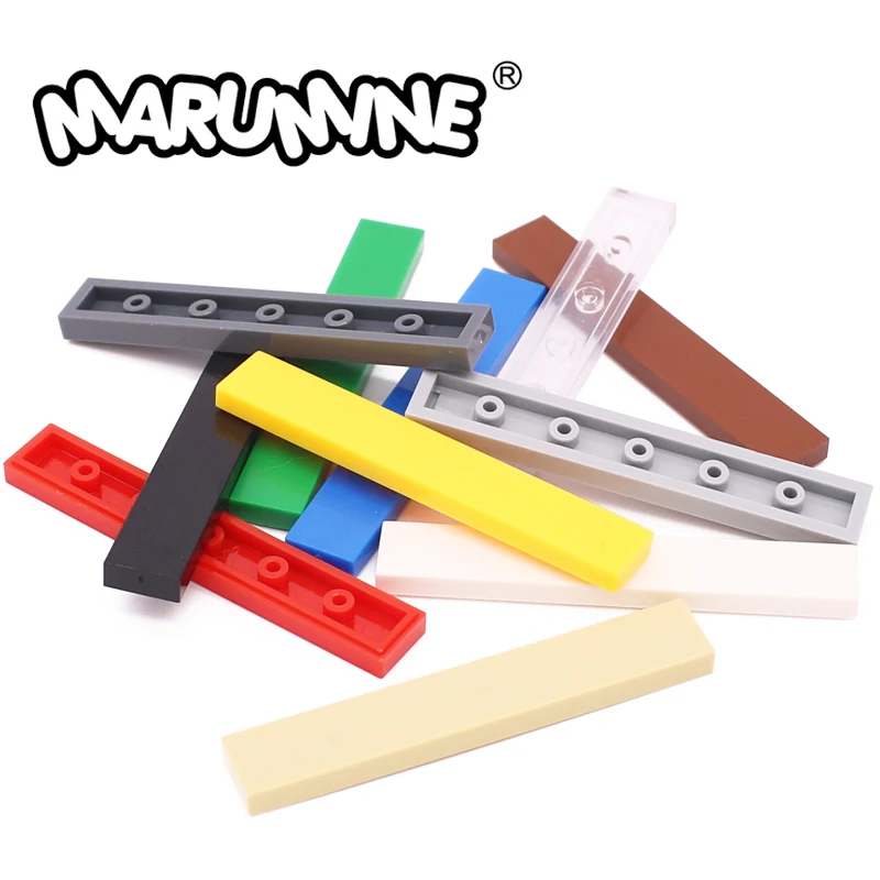 

MARUMINE 200PCS/Lot 1x6 Blocks Tile Parts 6636 Compatible MOC Classic DIY Builidng Bricks Idea Base Bulk Accessories STEM Toys