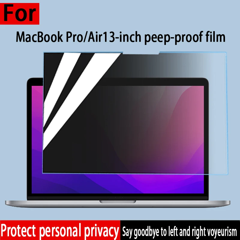 Фото Защитная пленка для экрана ноутбука MacBook Pro/Air 13 дюймов, конфиденциальная пленка A2289/A2251, слой защиты от подглядывания для A2337/A2179/2159 №1