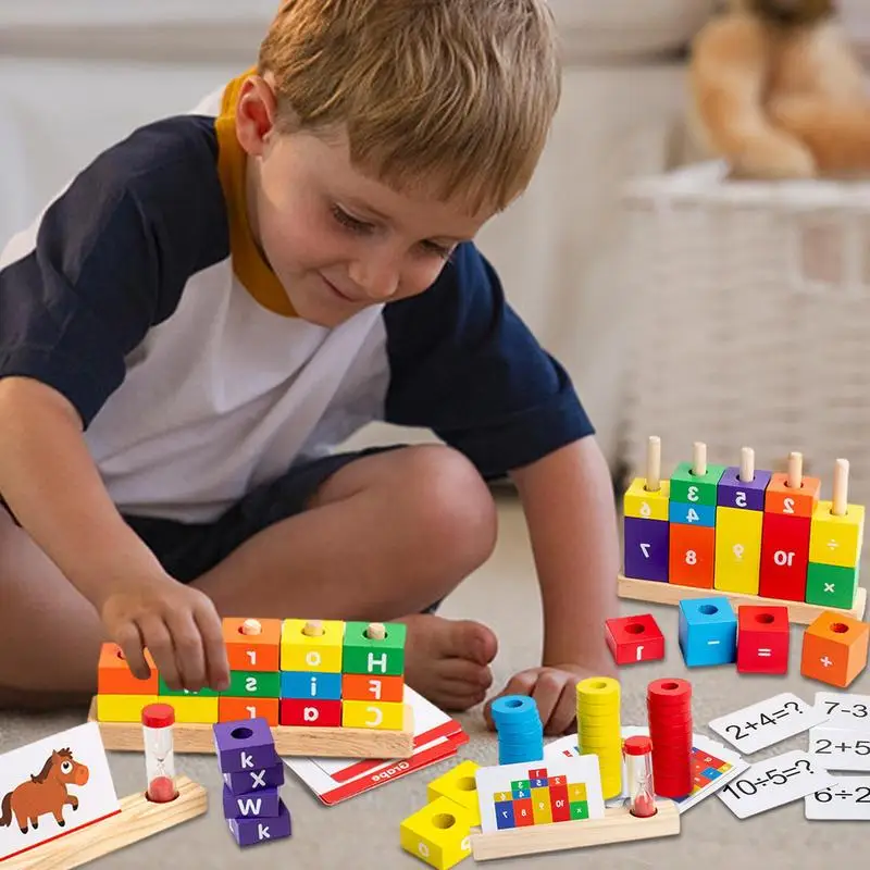 

Деревянные головоломки для правописания, подходящие буквы, игра-головоломка, деревянная игра Монтессори, обучающая игрушка, подарок для детского сада