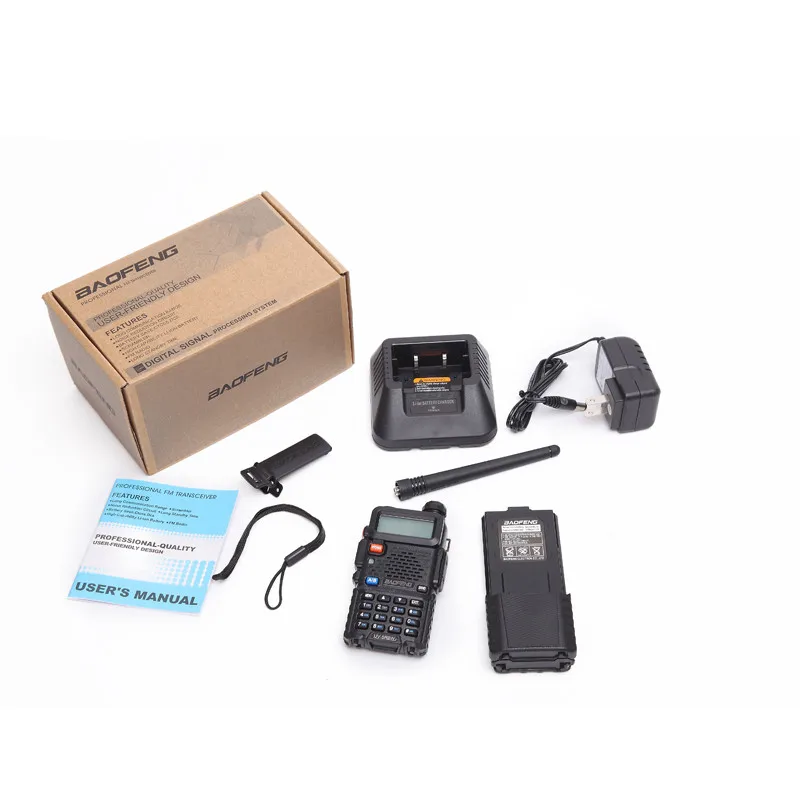 4PCS Baofeng Walkie Talkie UV-5R CB Radio 5W 8W 1800mAh 3800mAh Ham Radio Dual Band VHF UHF UV5R 2 Way Radio for Hunting Radios