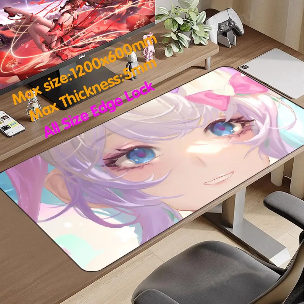 N_needy G_girl O_overdose Коврик для мыши 1200x600 игрового коврика толщиной 5 мм Супер большой