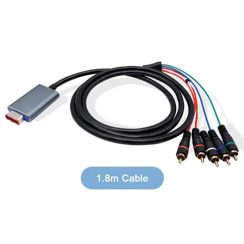 

Компонентный видео 5RCA YPbPr кабель для NGC GameCube NGC цифровой AV выход высокое качество изображения