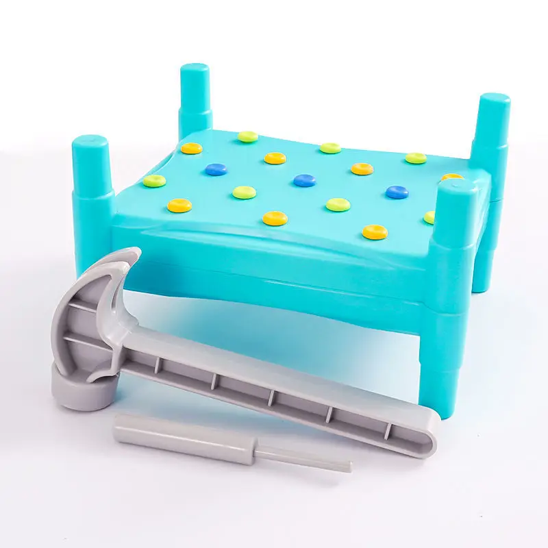 

Nail Hammering Toy Simulated Creative Children Kids Practical Ability Training Montessori Education Kindergarten Birthday Gifts