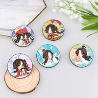 yq1119 anime tian guan ci fu cartoon pin women men brooch for clothes cute backpack badge lapel pin icons medal jewelry gift