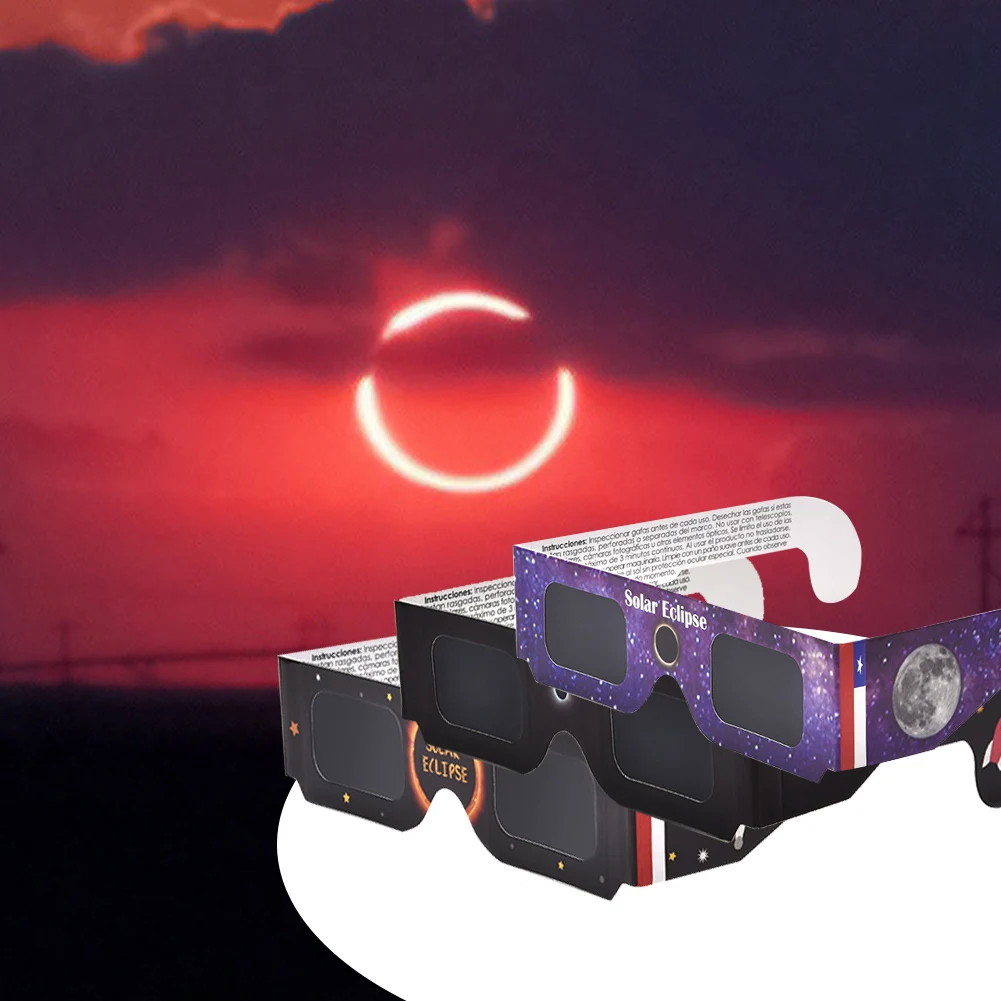 

Бумажные солнечные очки Eclipse, случайный цвет, для наблюдения за солнечными очками, защита глаз, солнцезащитные очки, безопасные Оттенки для ...