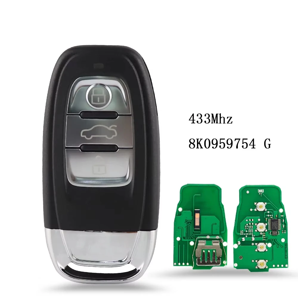 

Пульт Дистанционного Управления YIQIXIN Для Audi A4 A4L A5 A6 A6L A7 A8 Q5 RS4 RS5 S4 S5 - 3/4 Кнопки