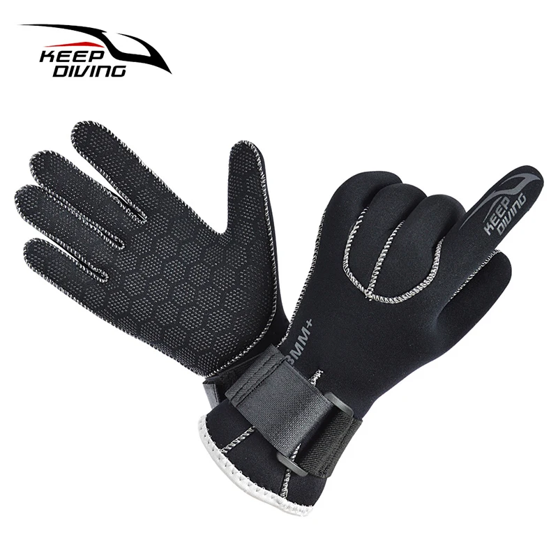 

3MM Neoprene Diving Gloves Snorkeling Equipment Anti Scratch Warm Keeping Swim Gloves Winter Spearfishing Hunting Glove