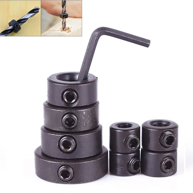 

Набор воронок ограничителей глубины сверла SenNan 7 шт.