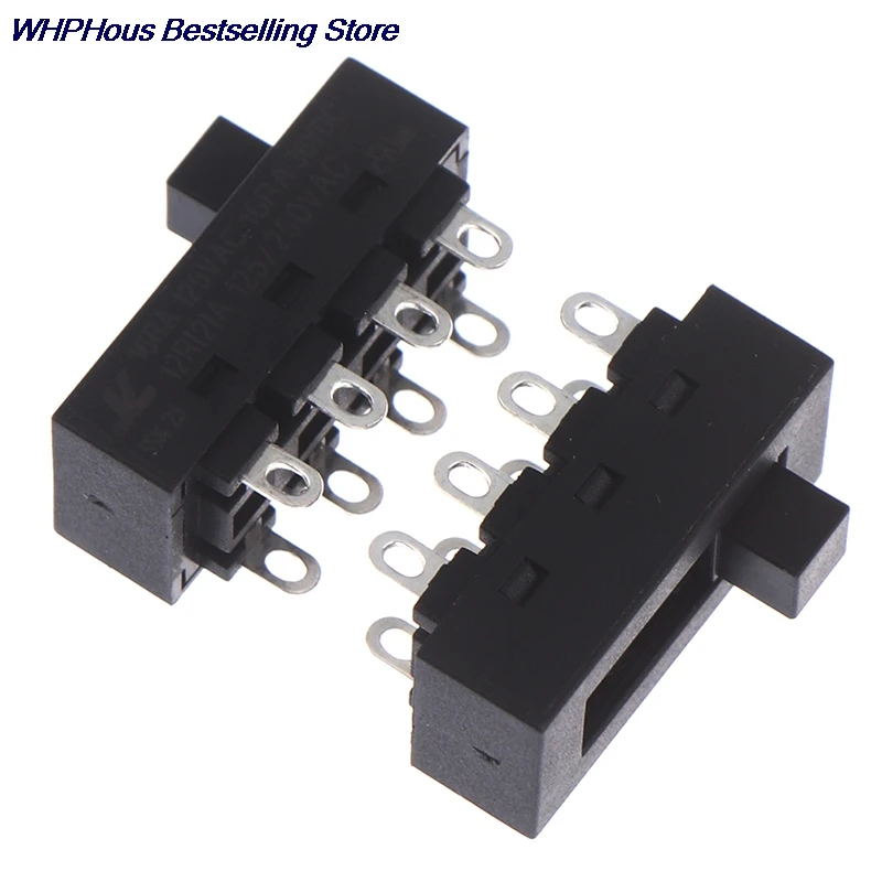 2 шт. 12 а 250 В 3 положения 8-контактный переключатель