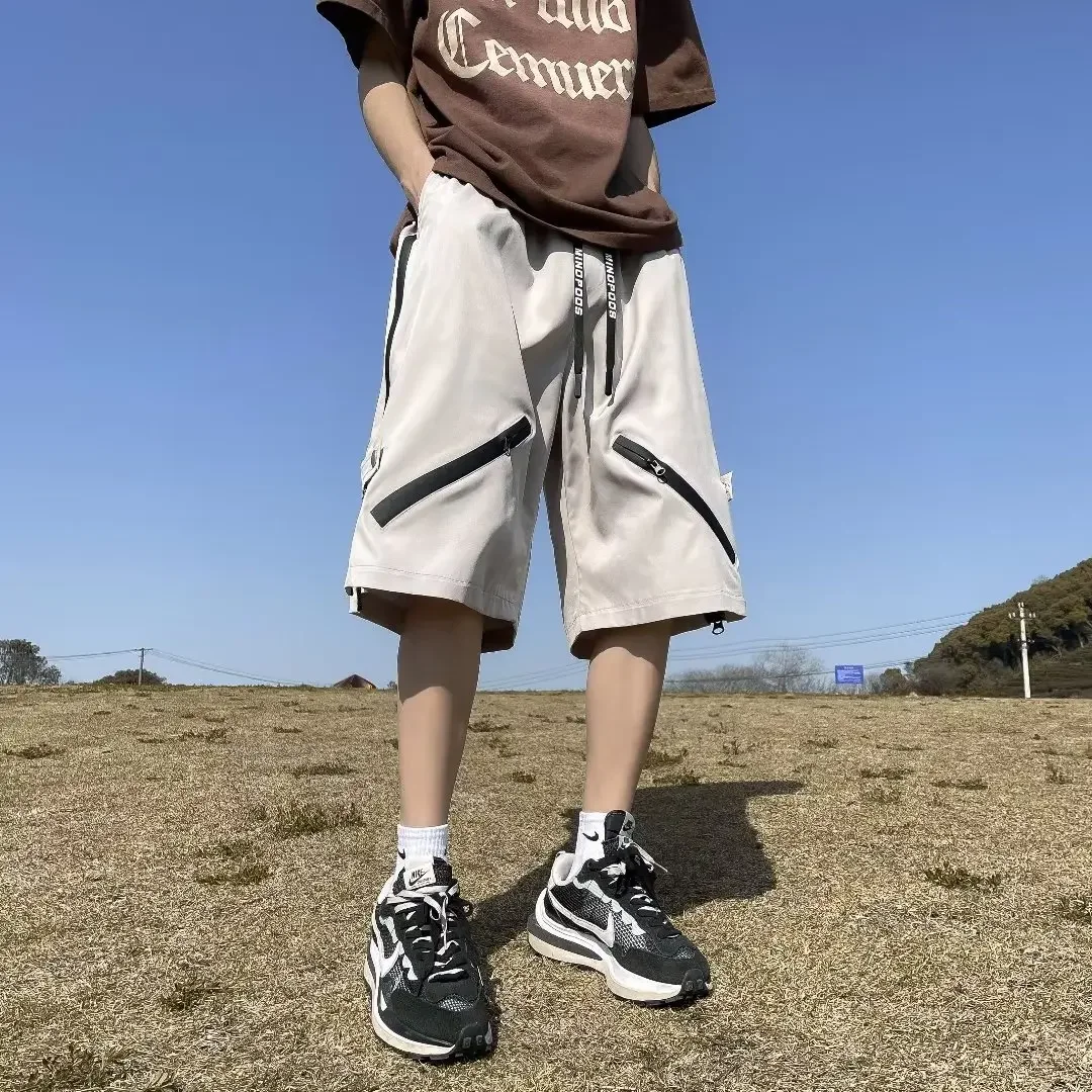 Модные брендовые мужские летние свободные трусы шорты водонепроницаемые